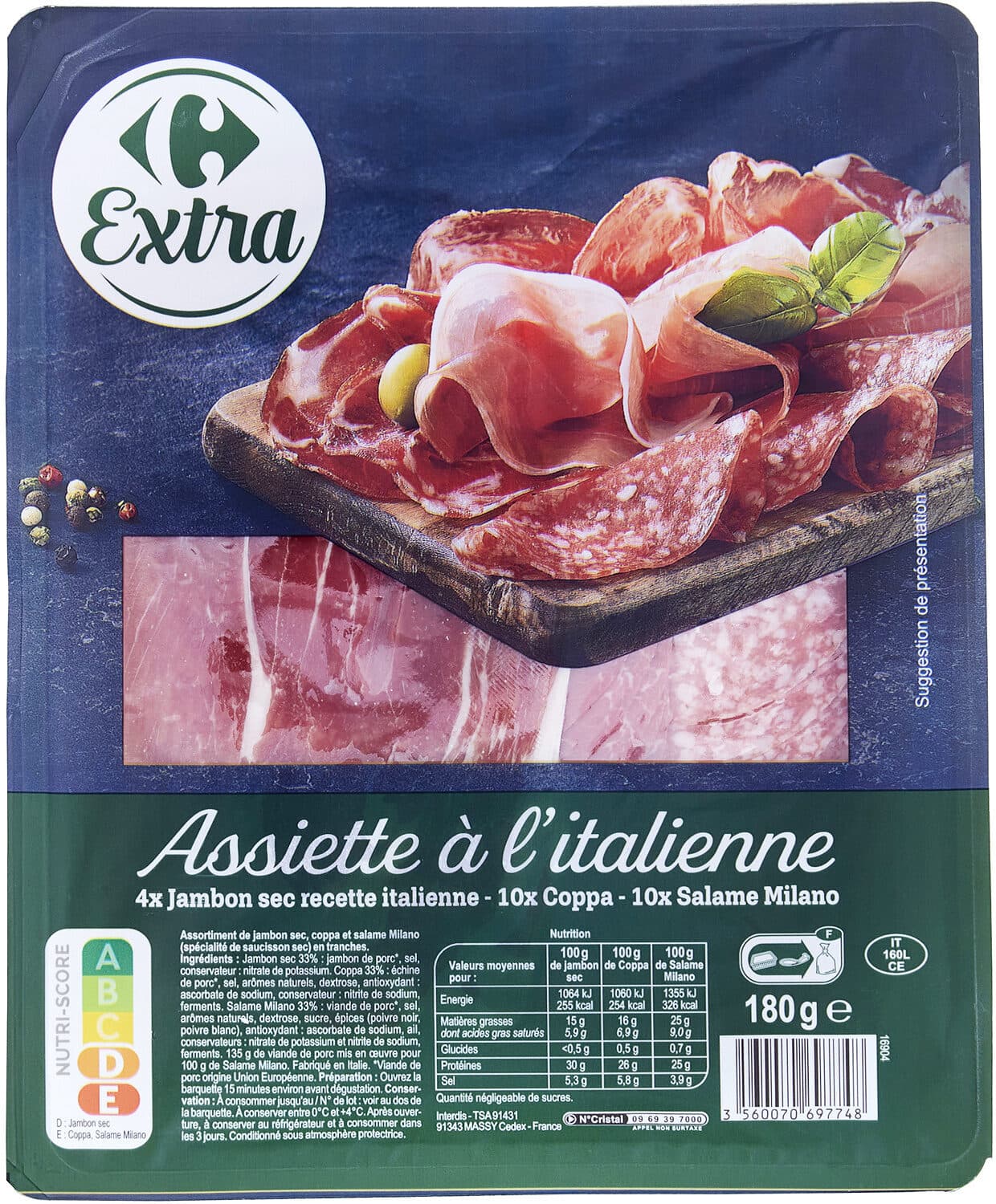 Carrefour Antipasti packshot