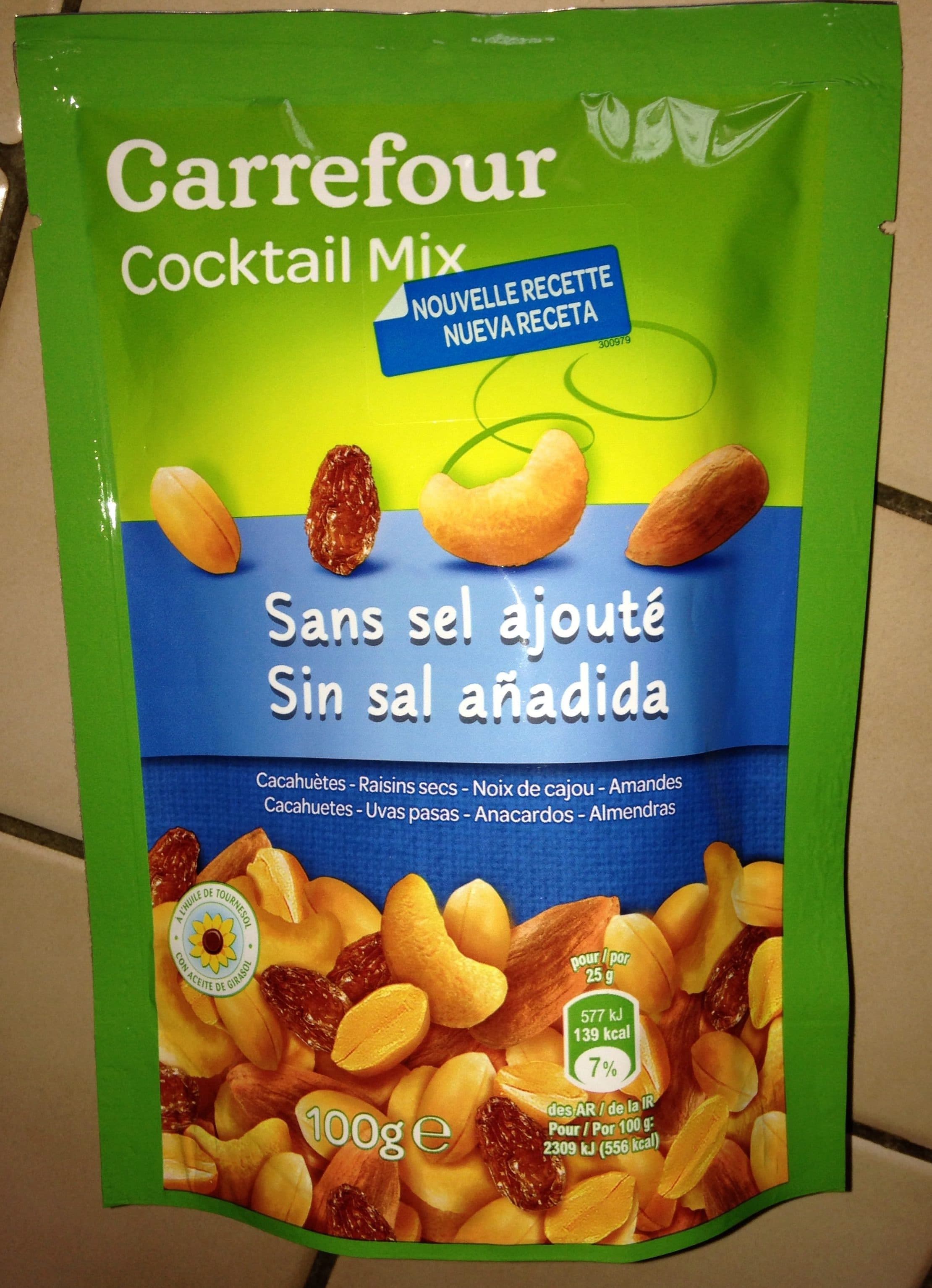 Carrefour Cocktail Sans Sel Ajouté packshot