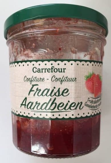 Carrefour Confiture Fraises packshot