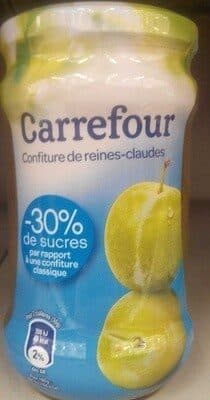 Carrefour Confiture de reines-claudes -30 % de sucres packshot