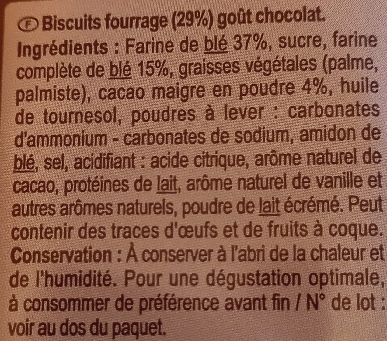 Carrefour classic Toons Goût Chocolat 🍫 packshot