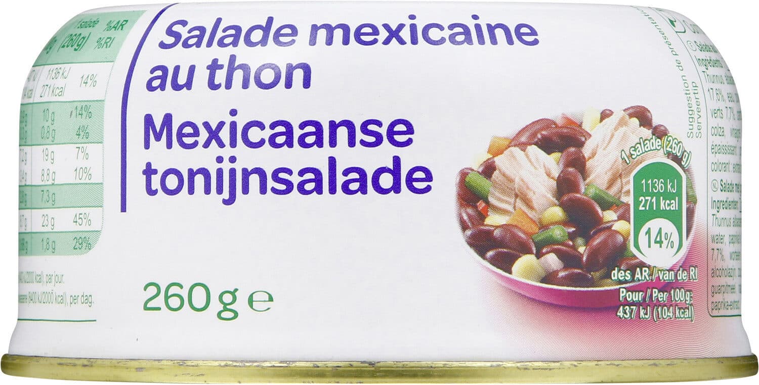 Carrefour Salade de thon à la mexicaine packshot