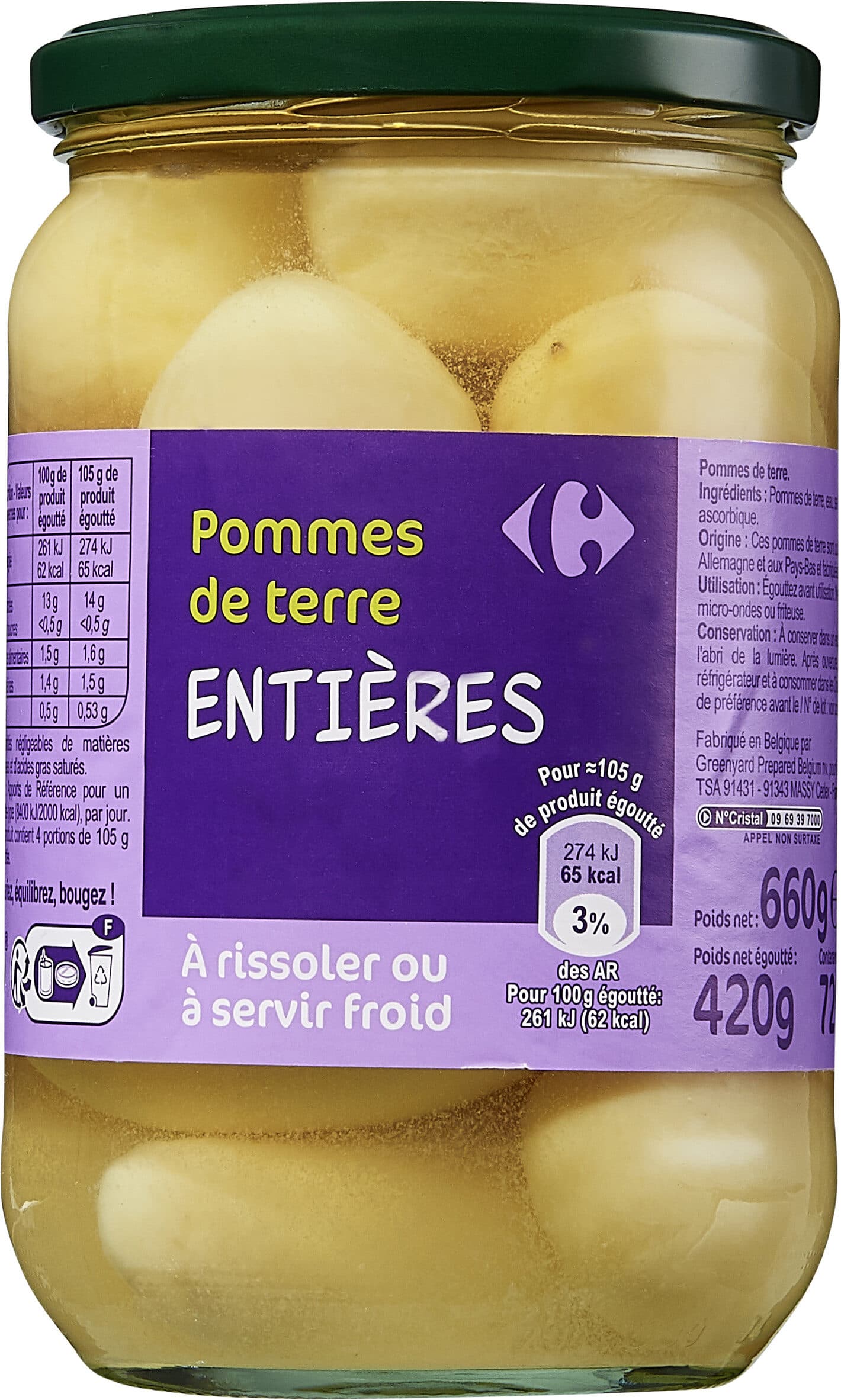 Carrefour Pommes de terre packshot
