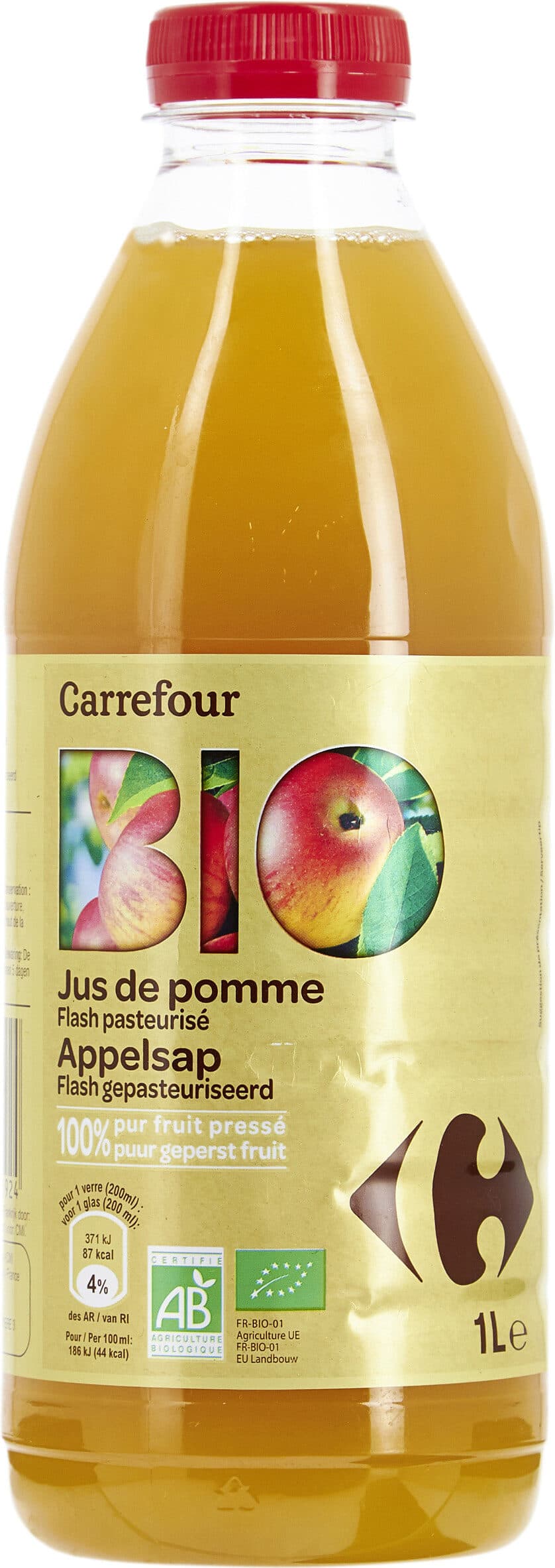 Carrefour 100% pur jus Pomme packshot