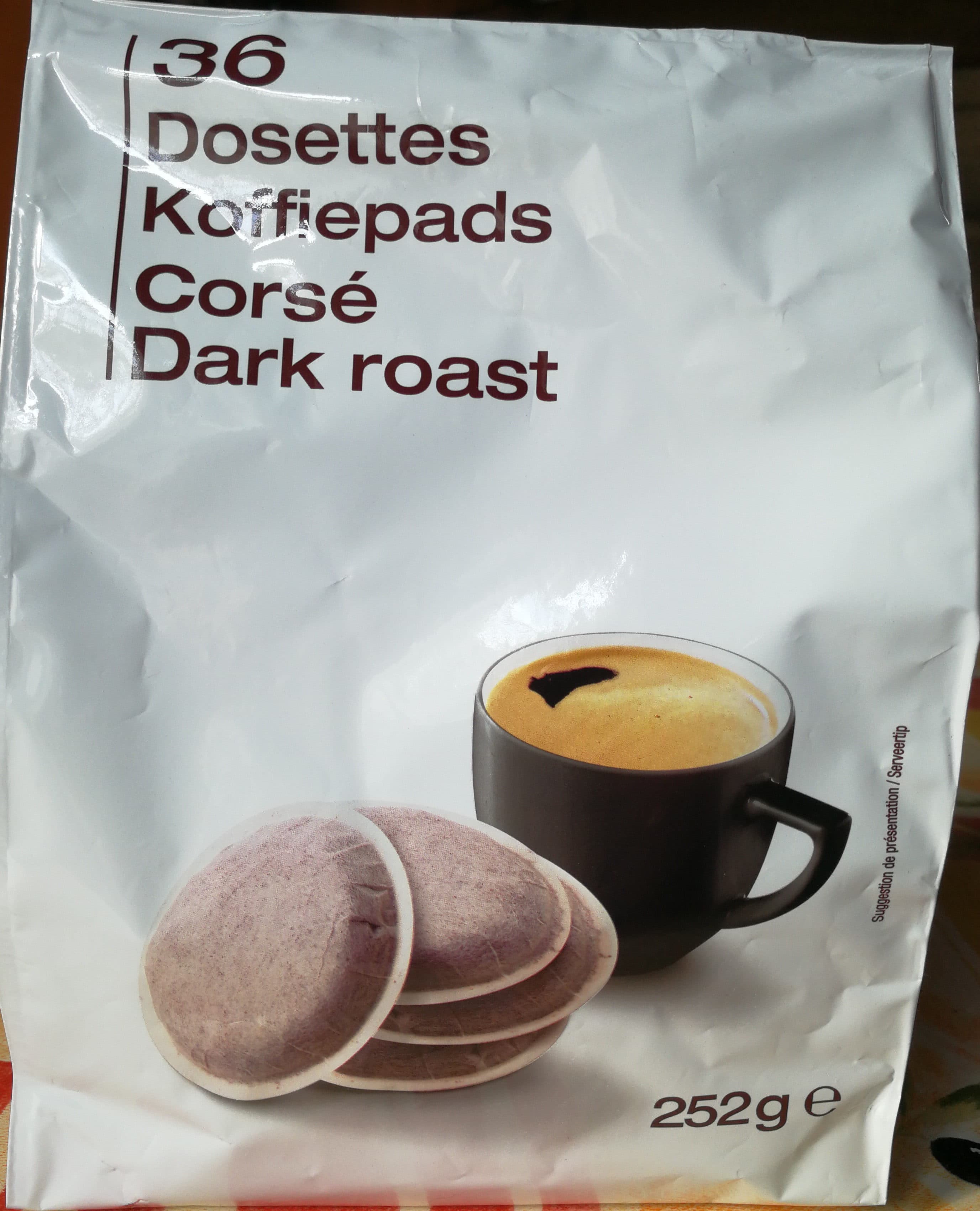 Produits Blancs Dosettes corse packshot