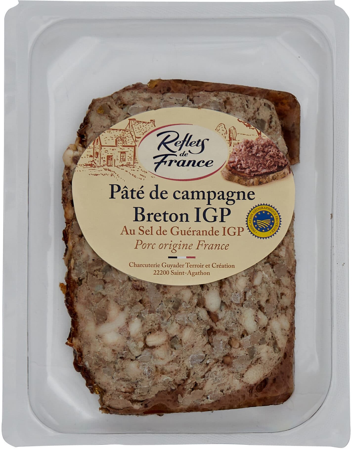 Carrefour Pâté de campagne Breton IGP au sel de Guérande IGP packshot