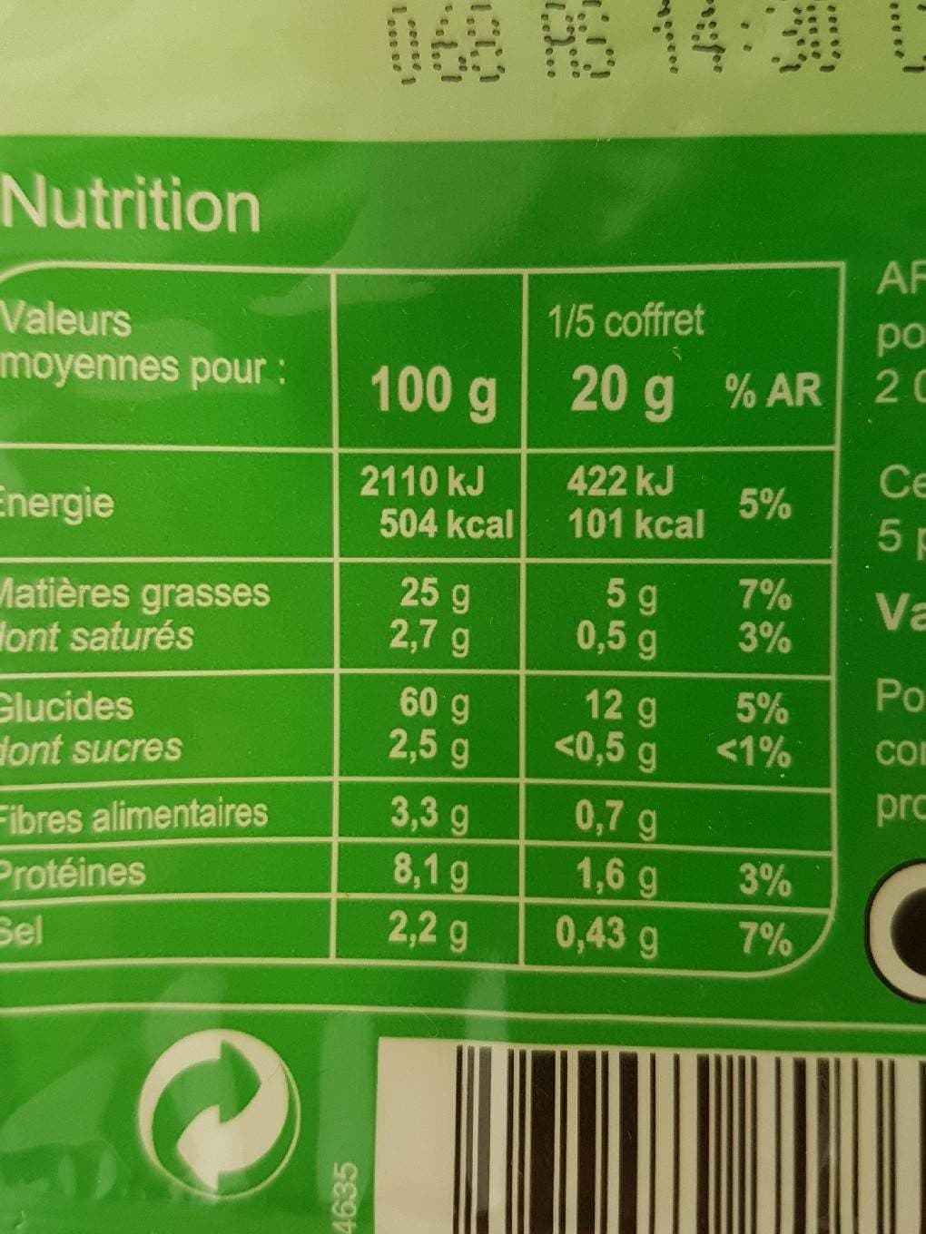 Carrefour CRUNCHY PARTY Goût emmental Goût bacon Salé À la cacahuète packshot
