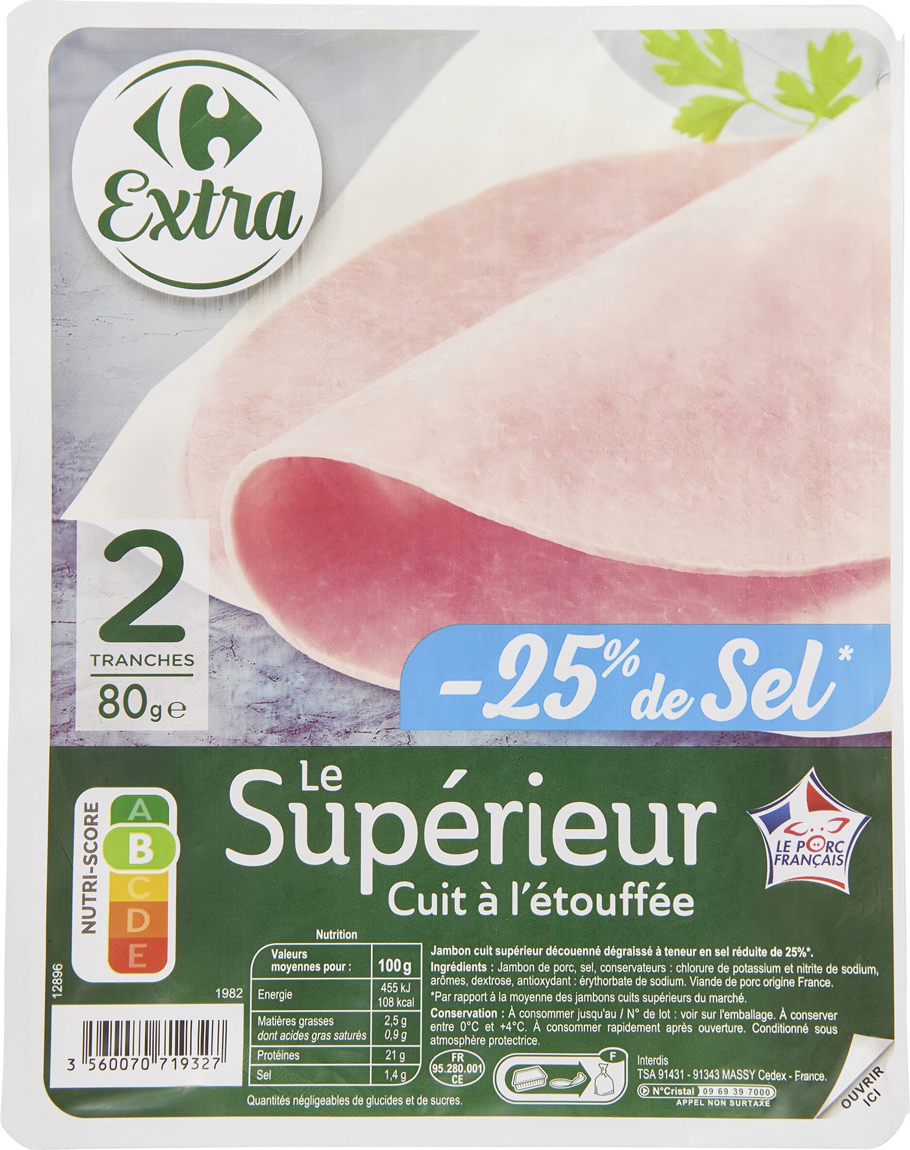 CMI (Carrefour Marchandises Internationales) Le Supérieur Cuit à l'étouffée packshot