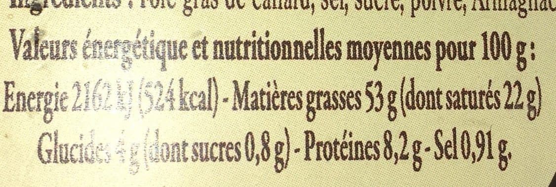 Carrefour Foie gras de canard entier du sud-ouest packshot