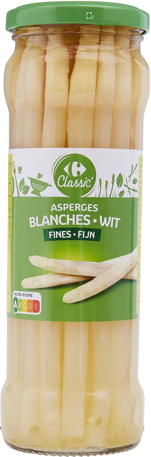 Carrefour Asperges blanches Fines packshot