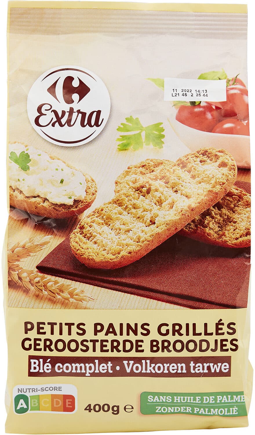 Carrefour Petits pains grilles packshot