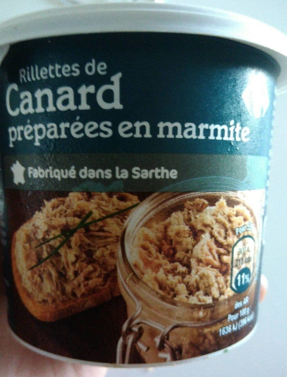 Carrefour Rillettes de Canard en cocotte packshot