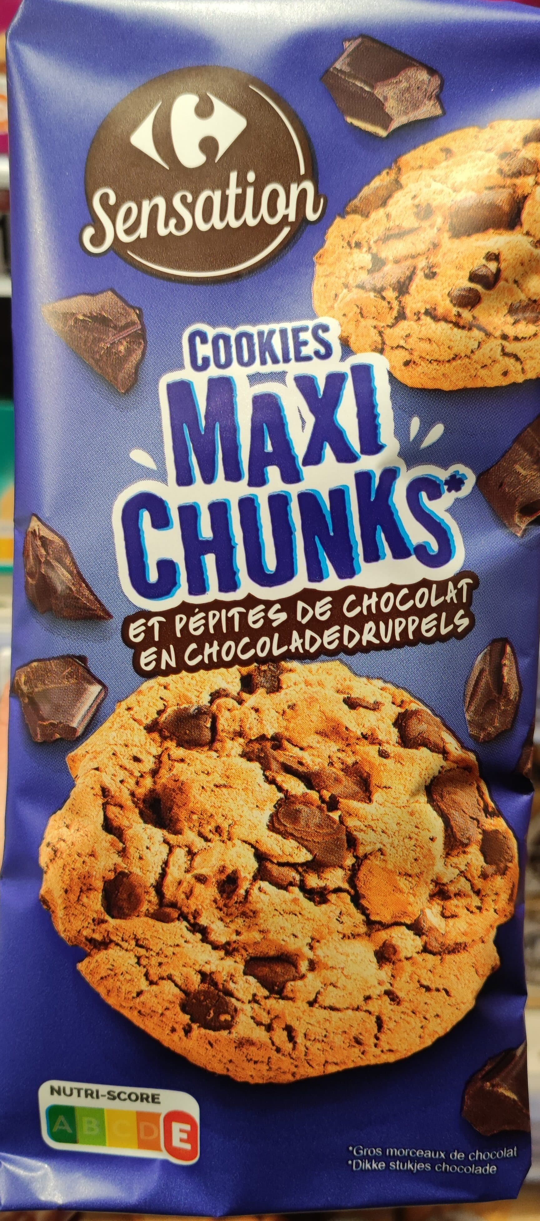 Carrefour Cookies Big Rocks chocolat (x 8) packshot