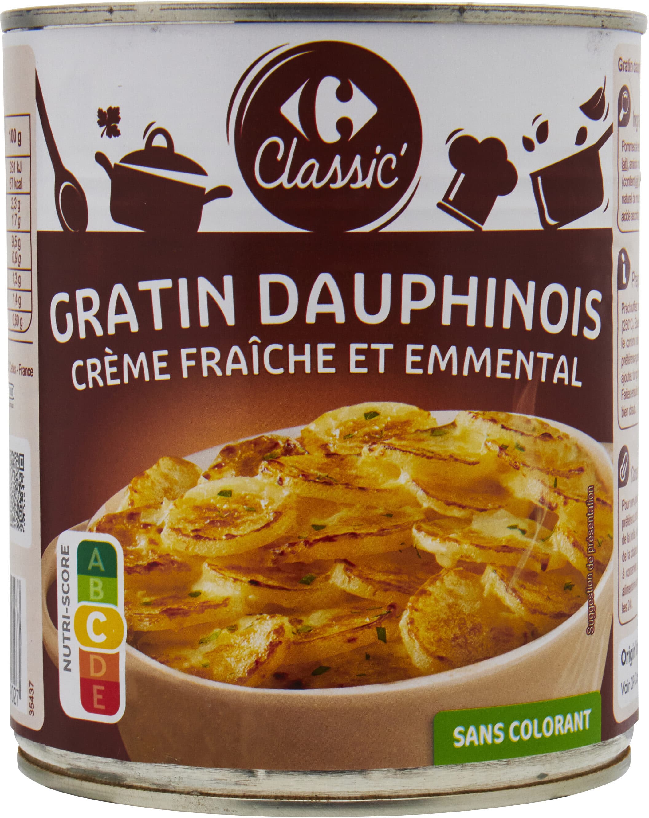 Carrefour Gratin dauphinois à la crème fraîche packshot