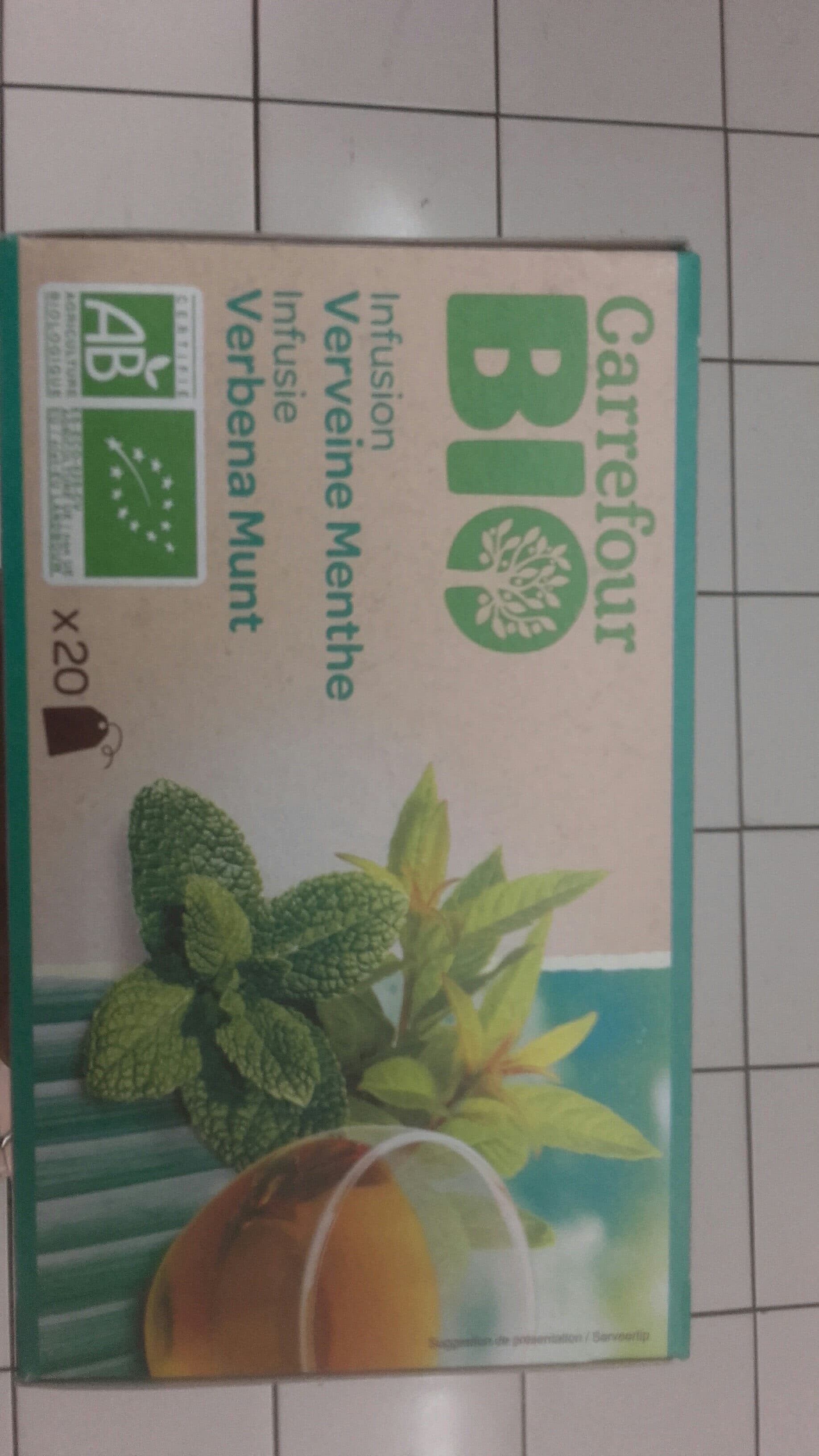 Carrefour Infusion Verveine Menthe Bio Carrefour packshot
