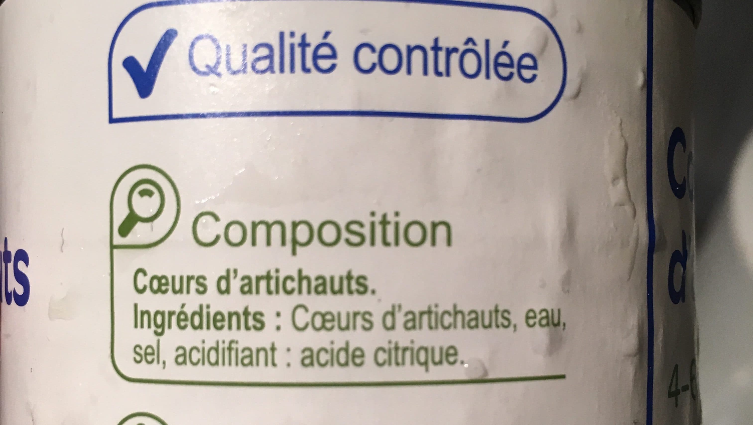 Carrefour Discount Coeurs d'artichauts Boîte packshot