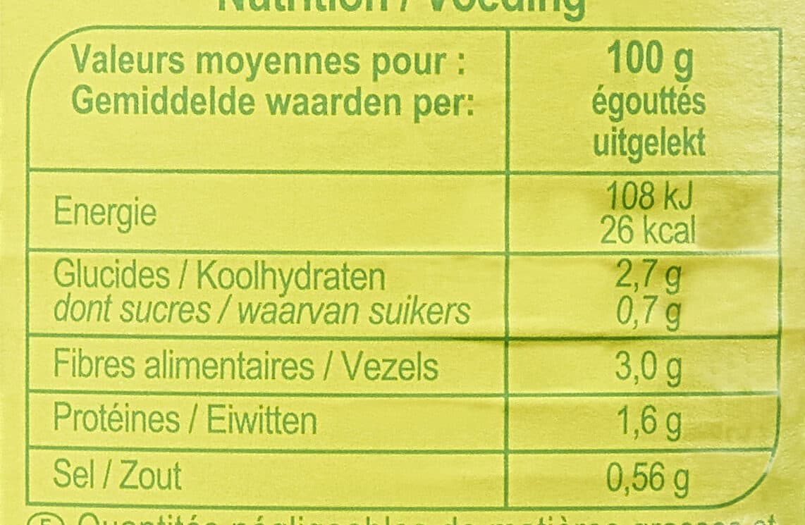 Carrefour Haricots verts & beurre Coupés packshot