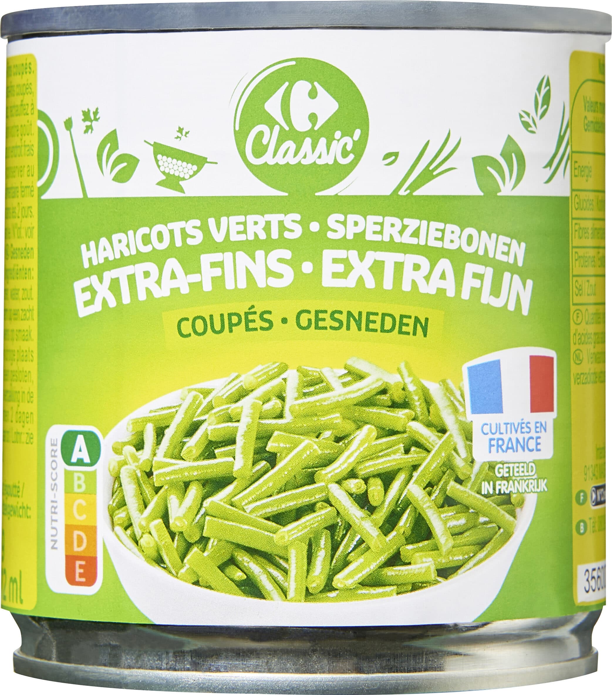Carrefour Haricots verts Extra-fins packshot