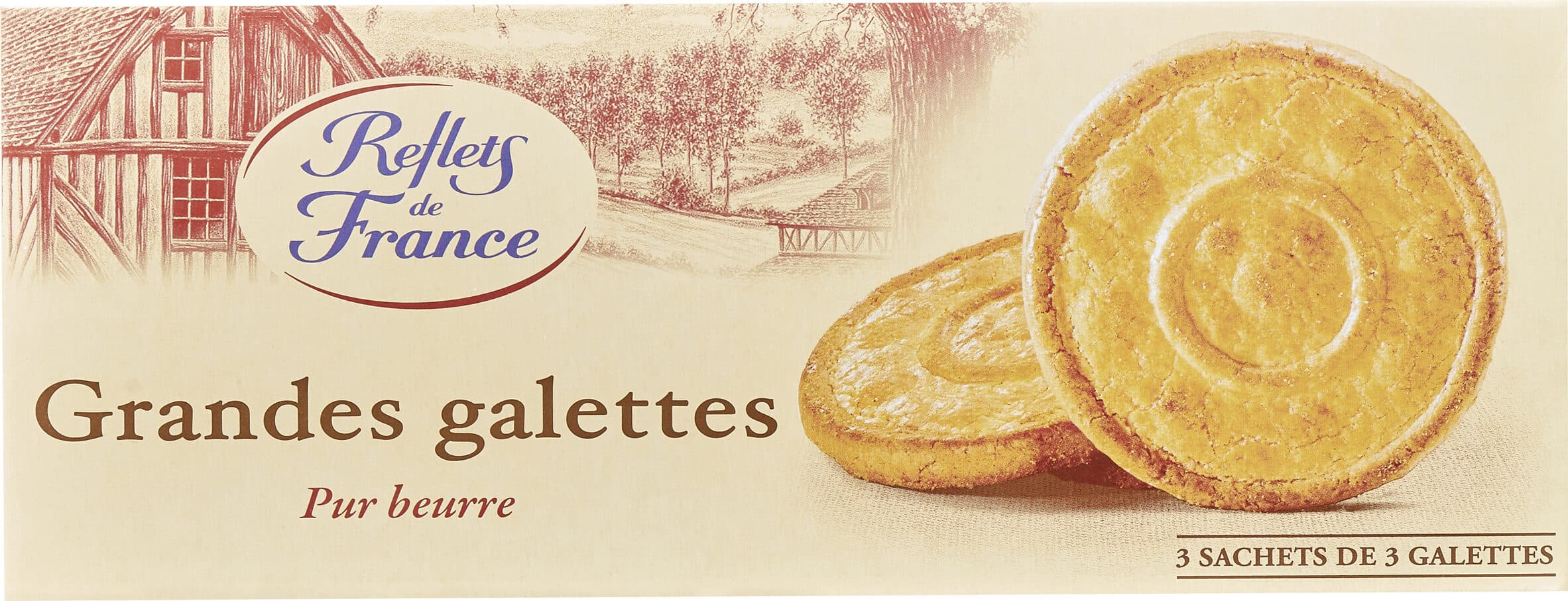 Carrefour Grandes galettes de Normandie packshot