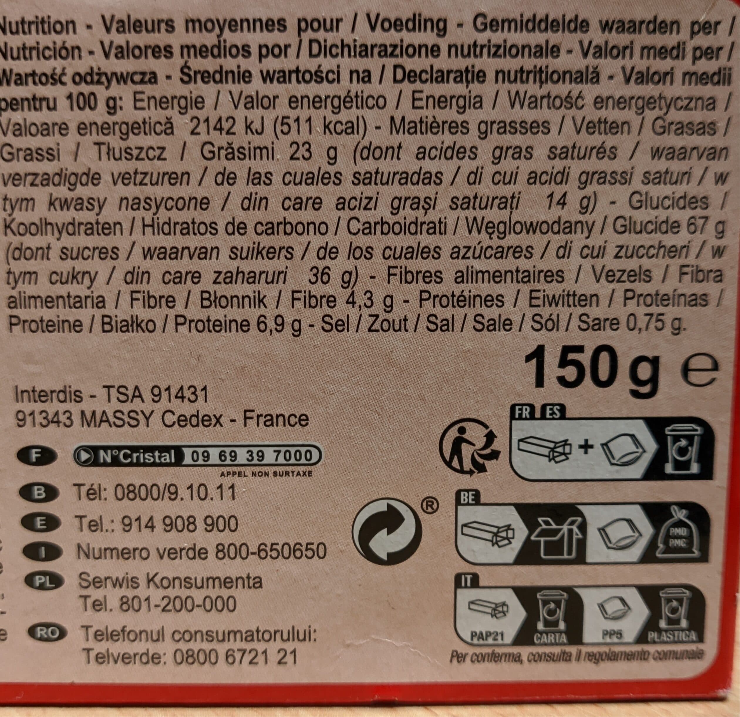 Carrefour Les Tablettes CHOCOLAT NOIR packshot