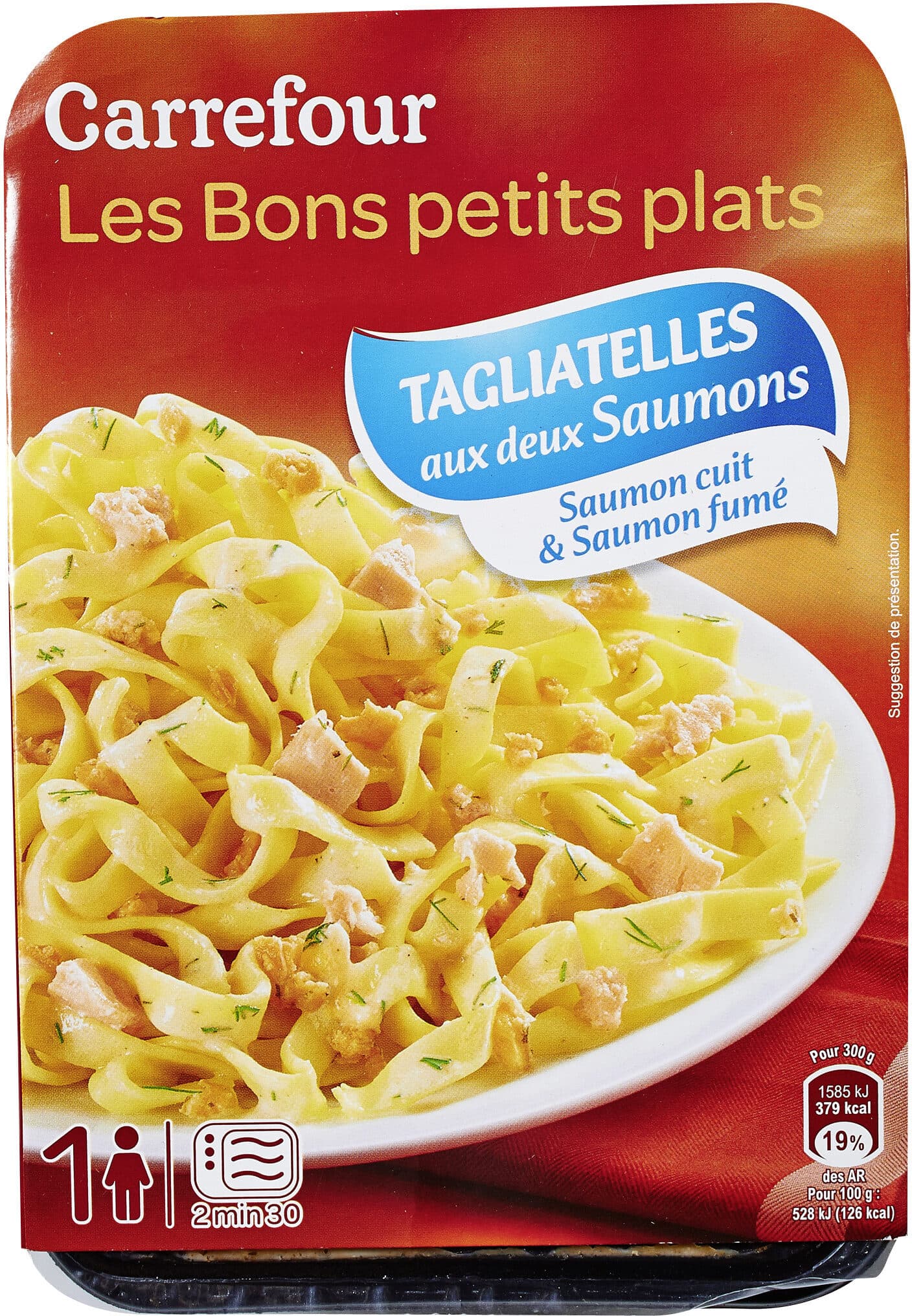 Carrefour Tagliatelles au Saumon À LA CIBOULETTE packshot