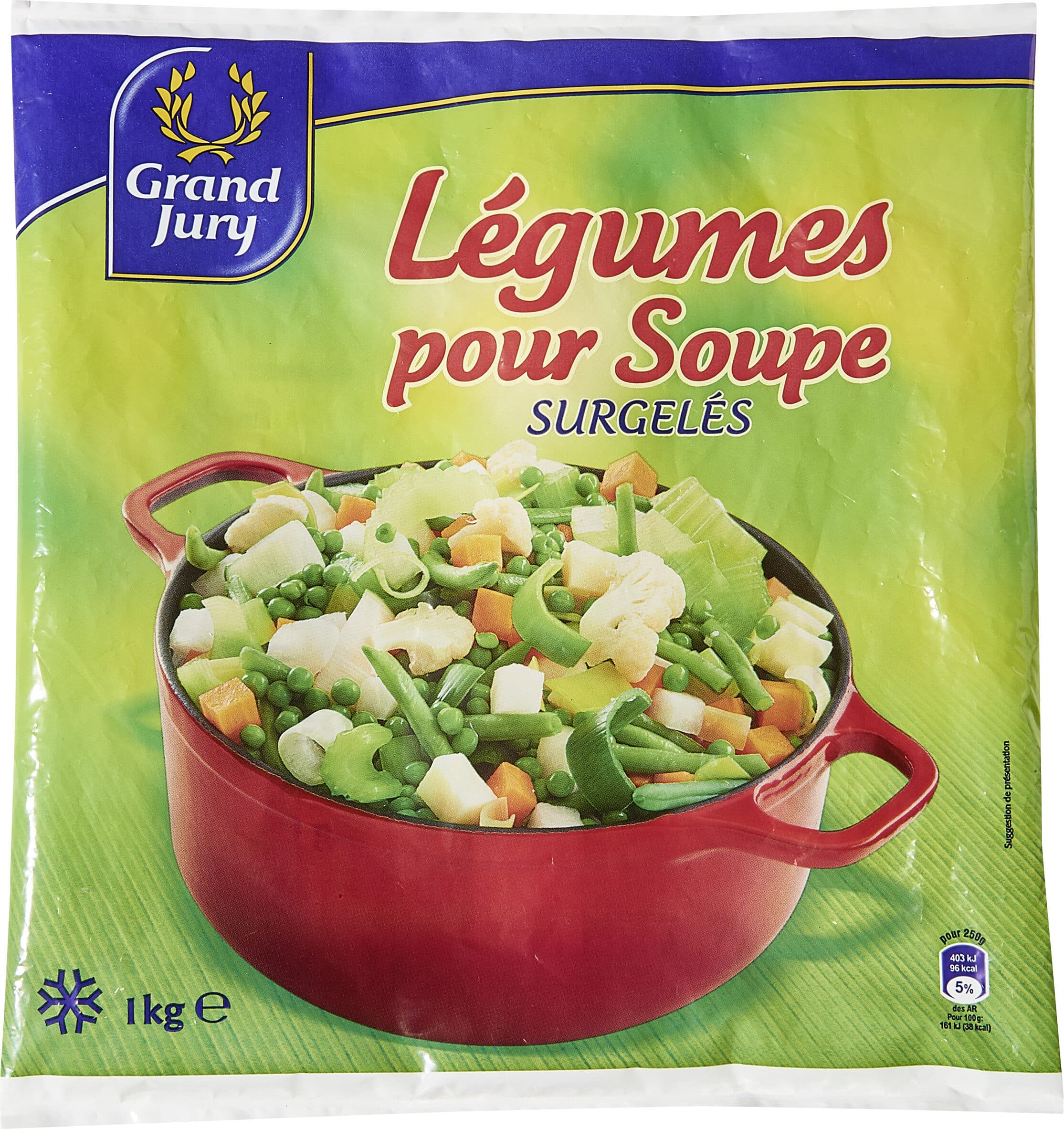 Grand Jury Légumes pour Soupe surgelés packshot