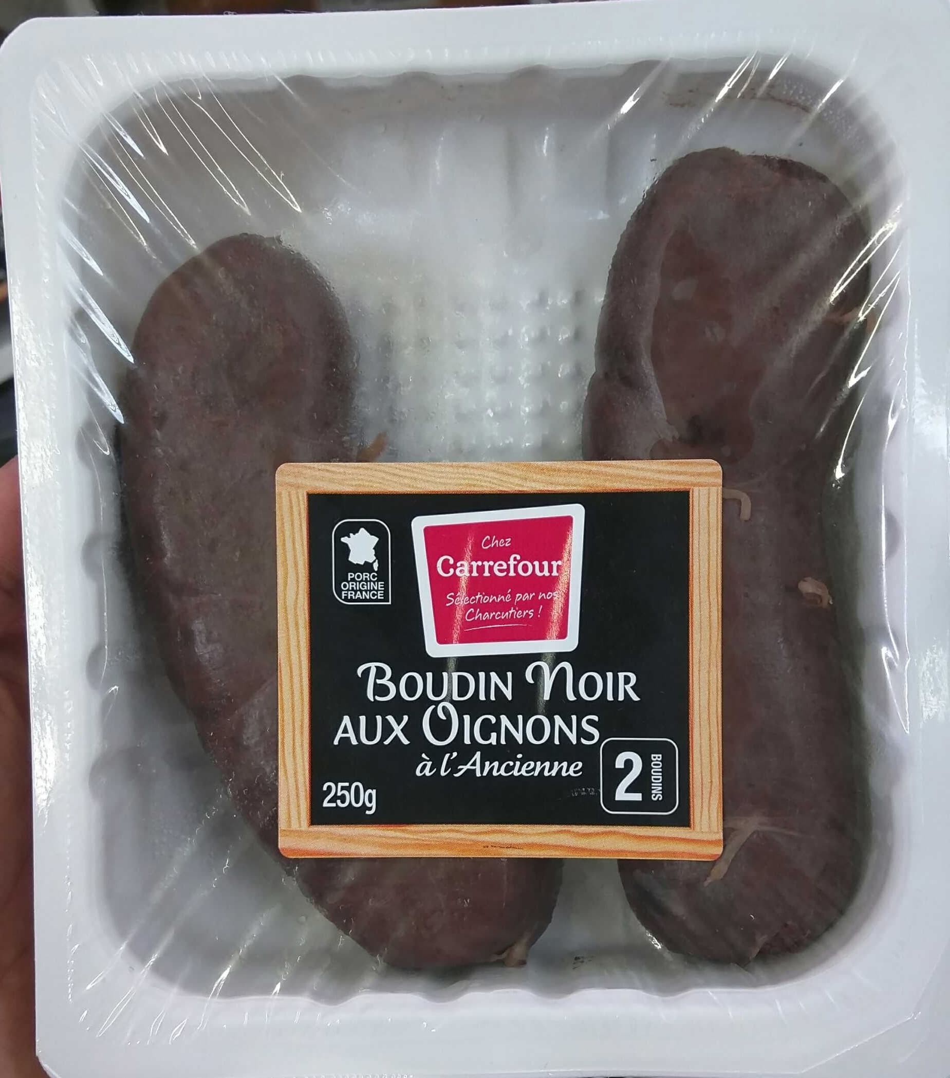 Carrefour Boudin noir à l'Ancienne AUX OIGNONS packshot
