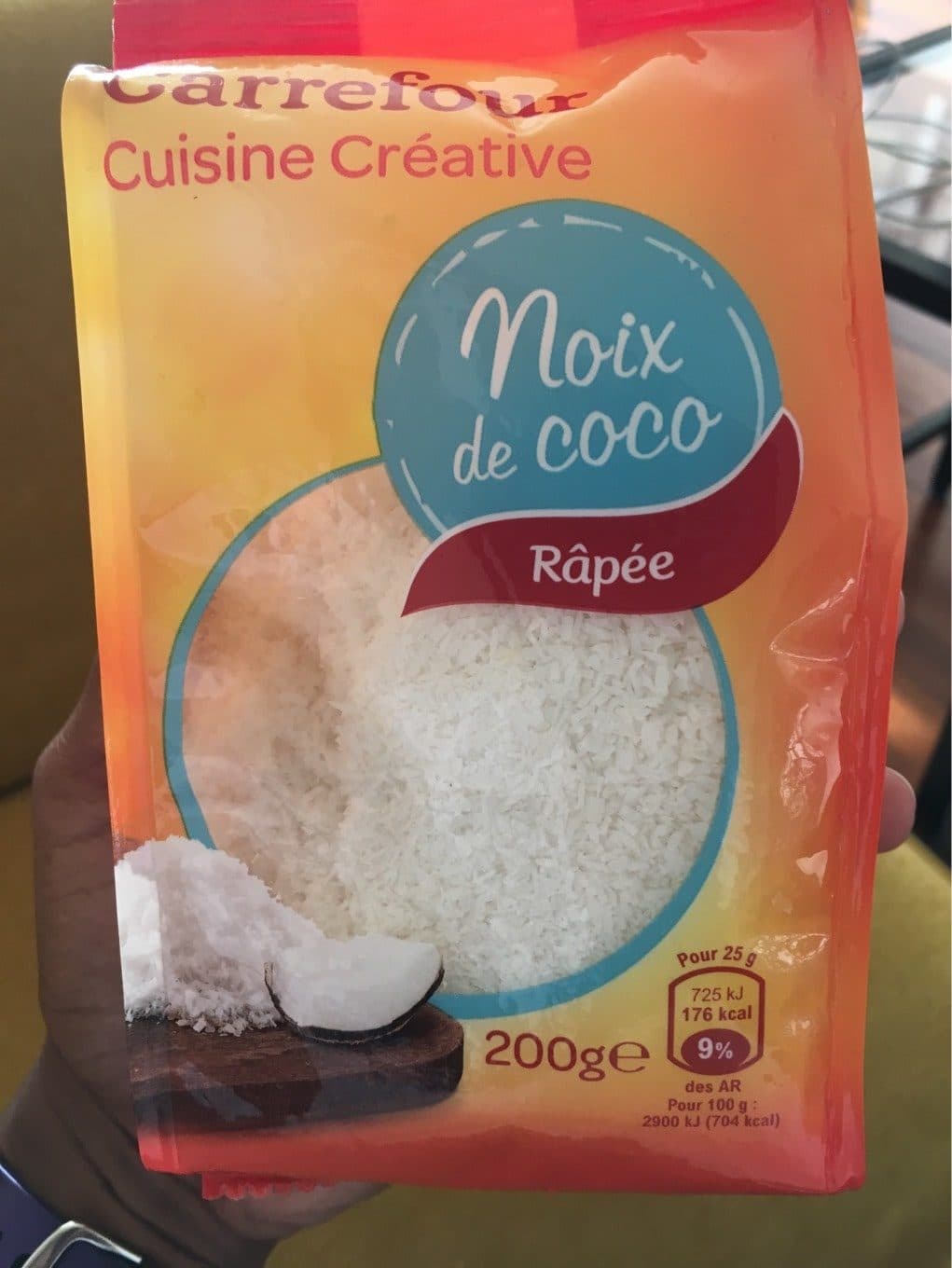 Carrefour Noix de coco râpée packshot