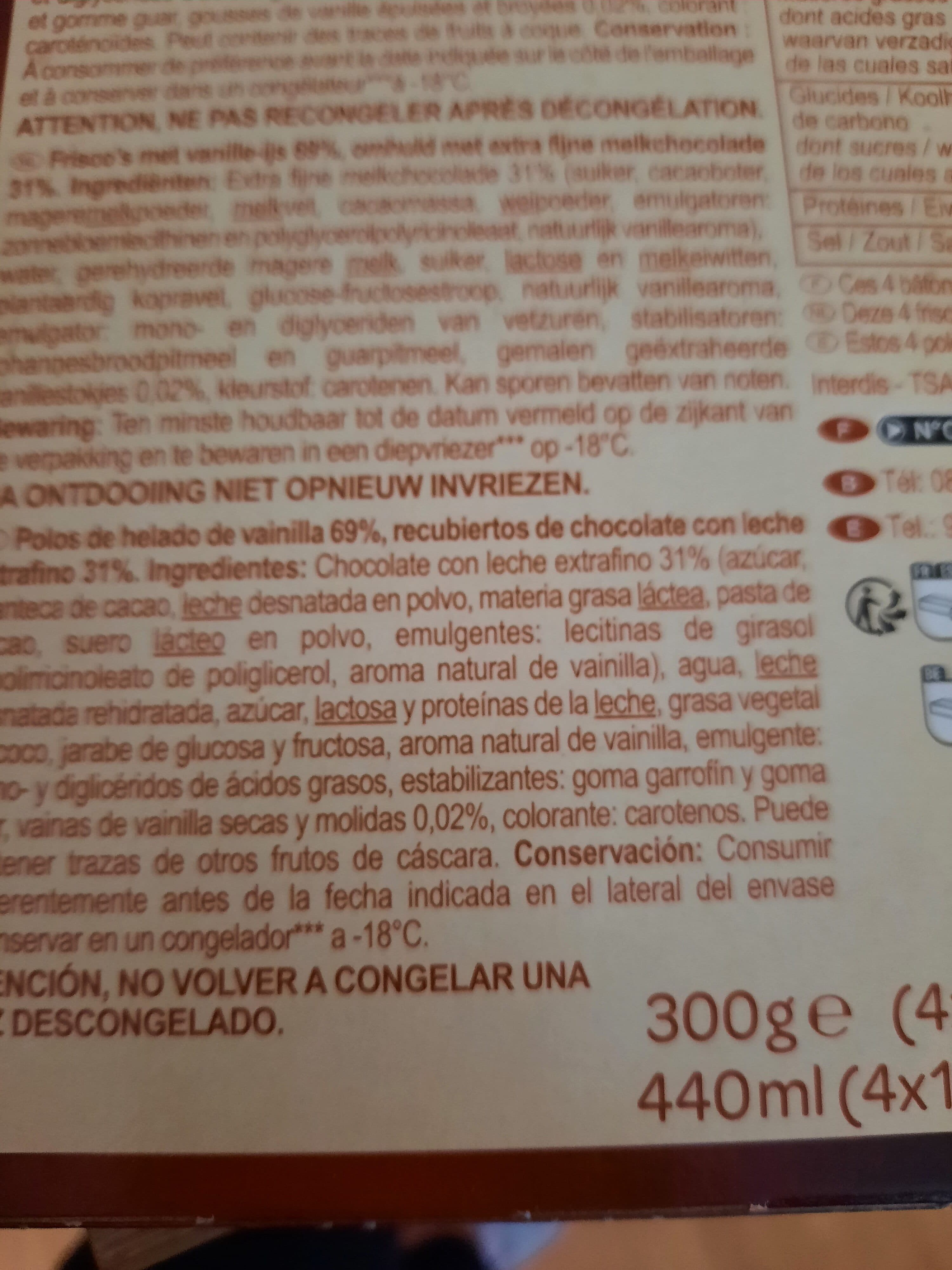 Carrefour Chocolate Chocolat au lait, cœur vanille packshot