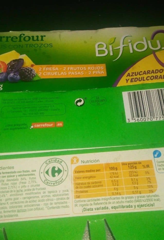 Carrefour Bifidus packshot