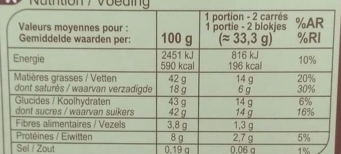 Carrefour Lait noisettes entieres packshot