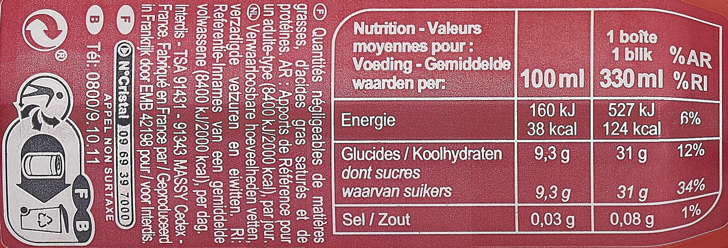 Carrefour Cola packshot