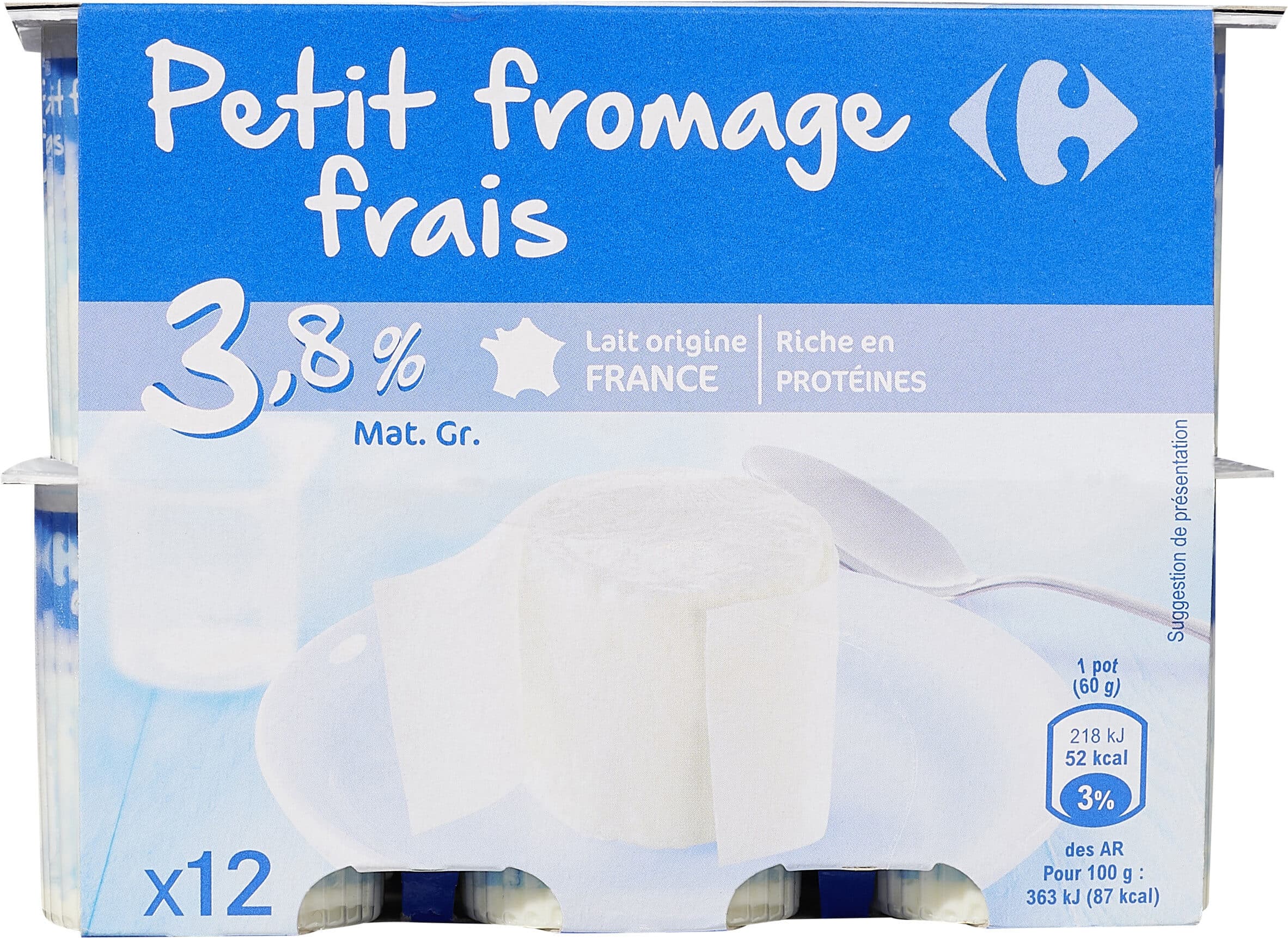 CLASSIC' PETIT FROMAGE FRAIS Petit fromage frais packshot