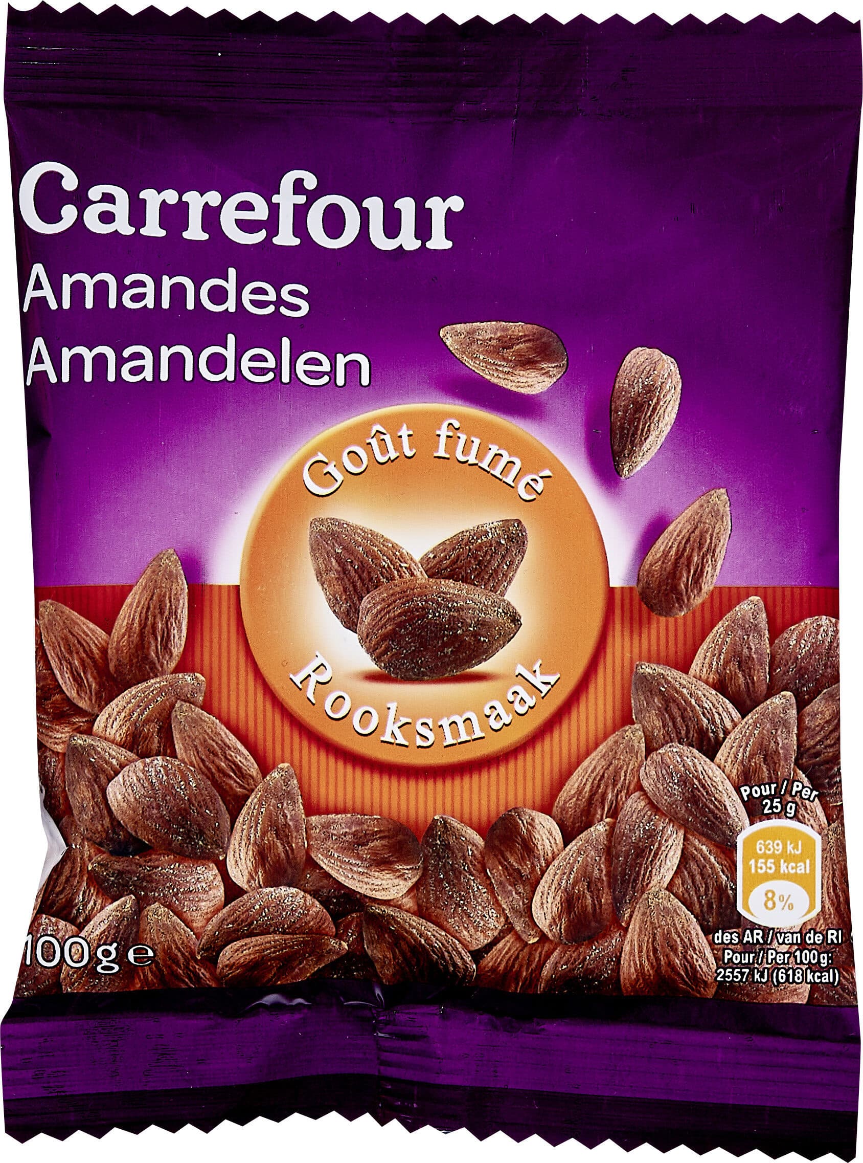 Carrefour Amandes gout fumé packshot