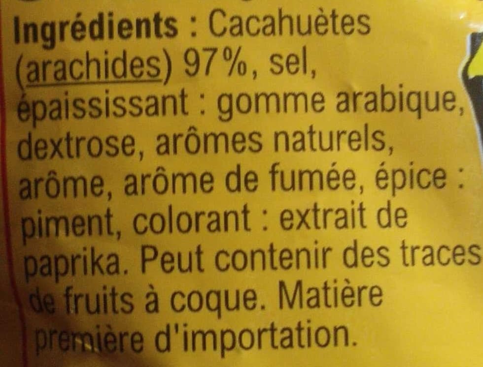 Carrefour Cacahuètes packshot