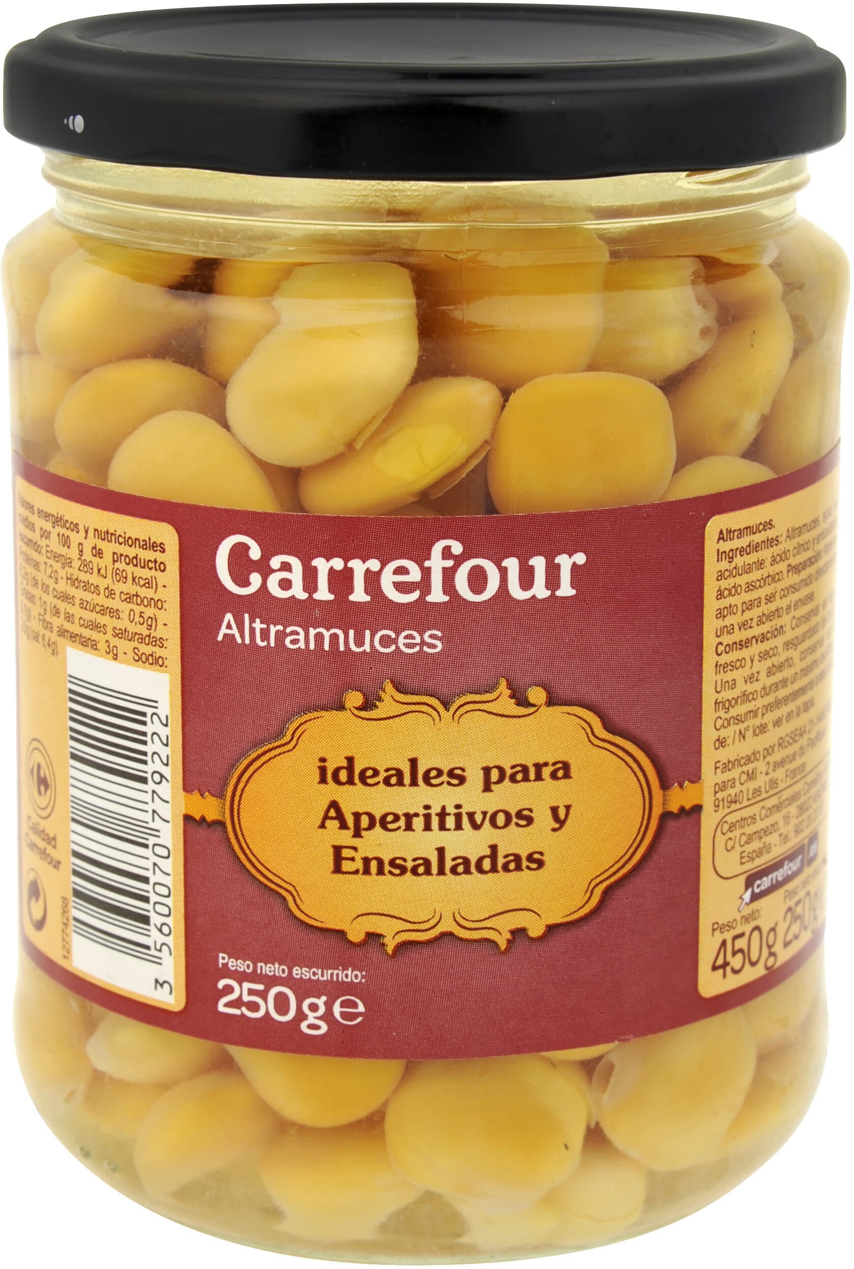 Carrefour Altramuces packshot