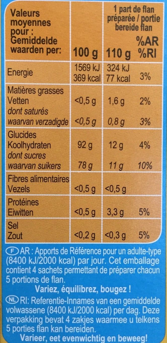 Carrefour Préparation flan packshot