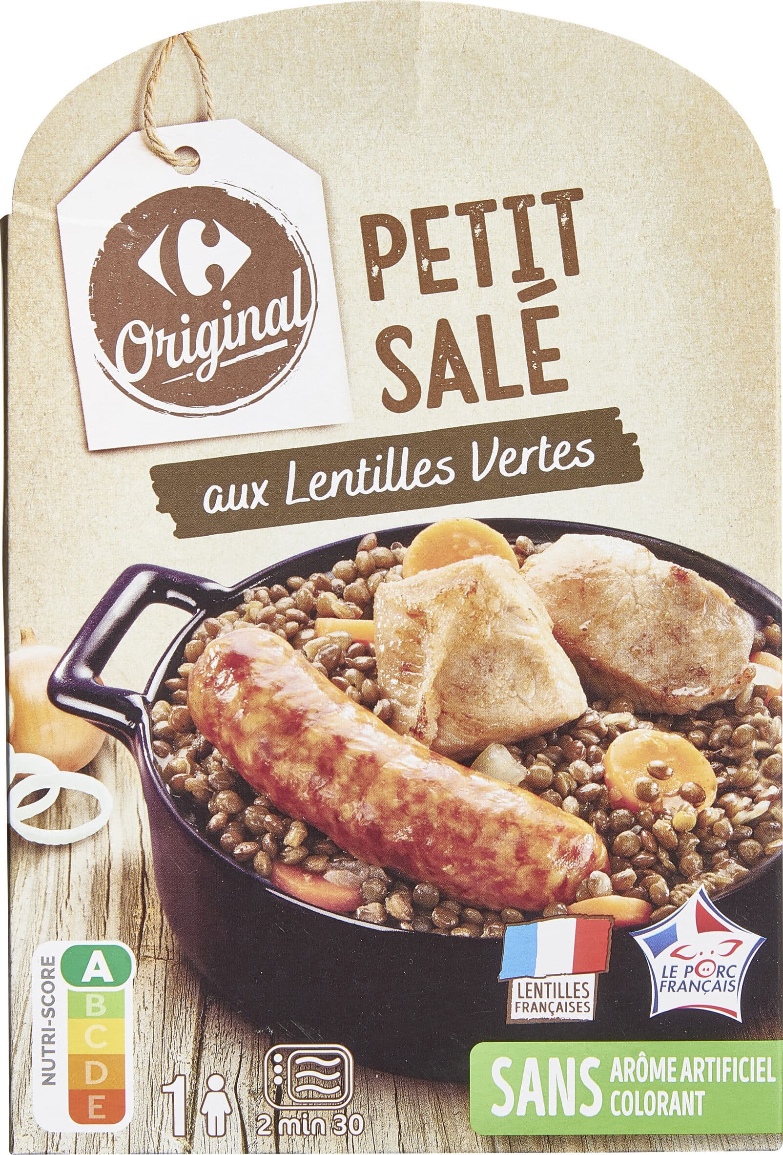 Carrefour Petit salé aux Lentilles Vertes packshot
