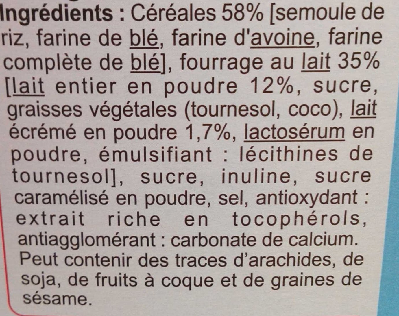 Carrefour X'trem céréales coeur fondant au lait - maxi pack packshot