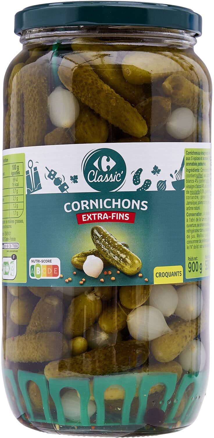Carrefour Cornichons Extra-fins packshot