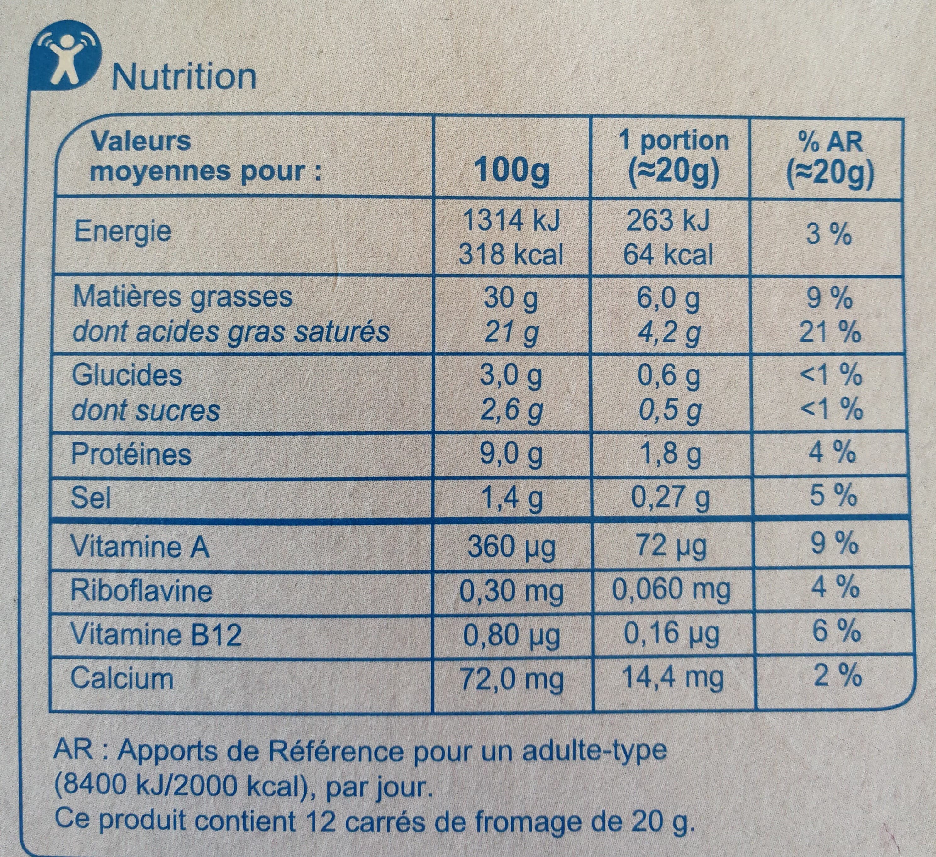 Carrefour Le Carré Crémeux packshot