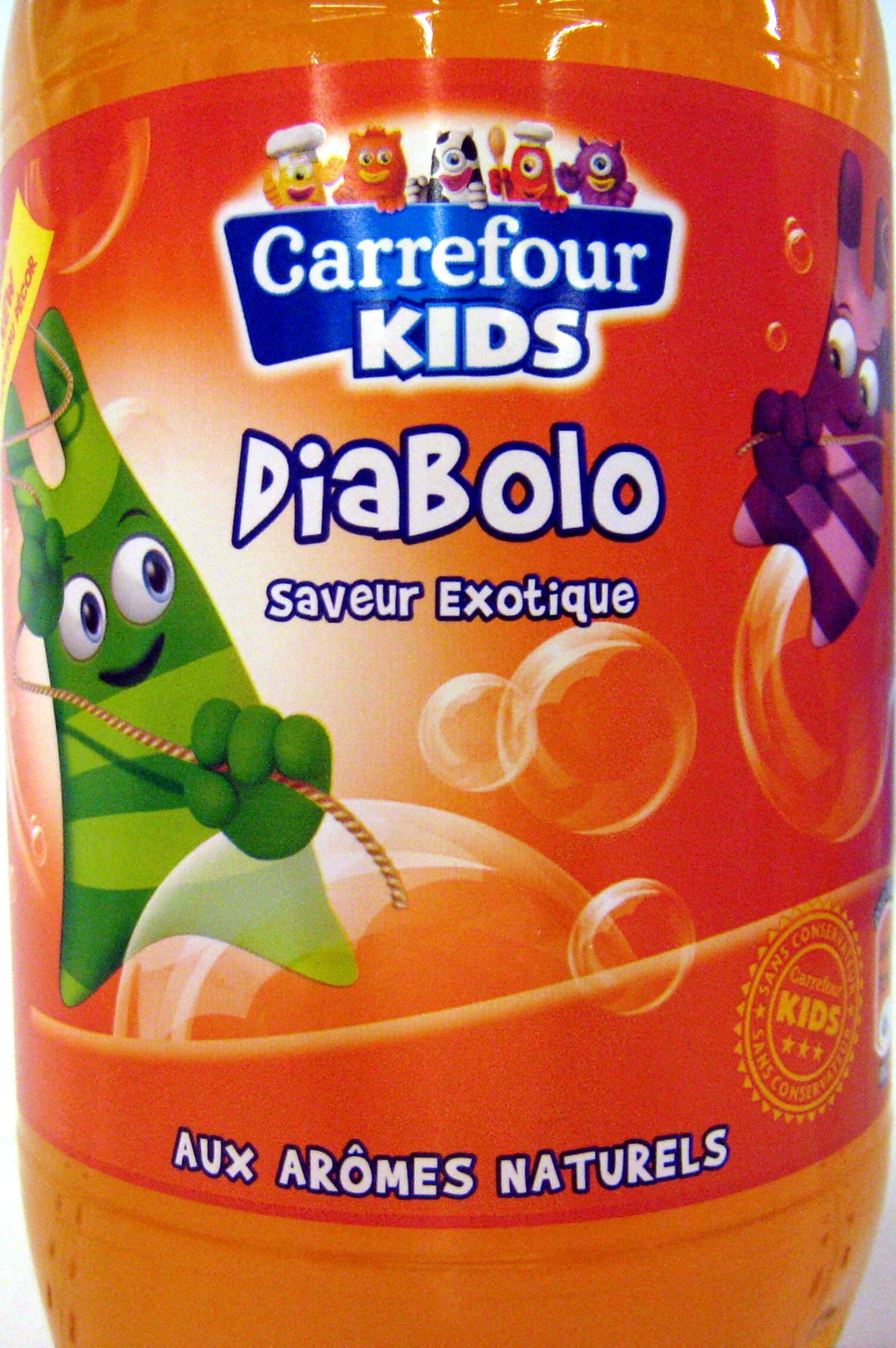 CARREFOUR KIDS Diabolo saveur exotique aux arômes naturels Carrefour Kids packshot