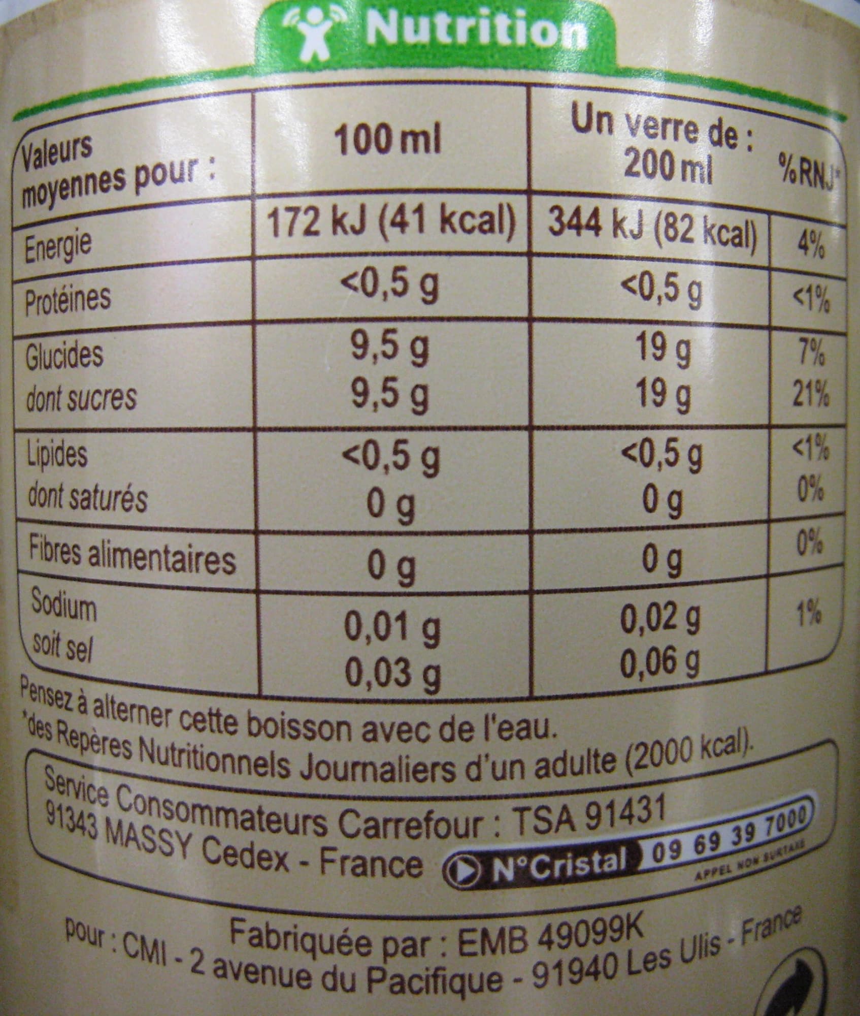 Carrefour BIO Limonade packshot