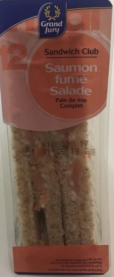 Grand Jury Sandwich Club - Saumon fumé Salade packshot