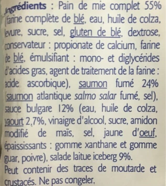Grand Jury Sandwich Club - Saumon fumé Salade packshot