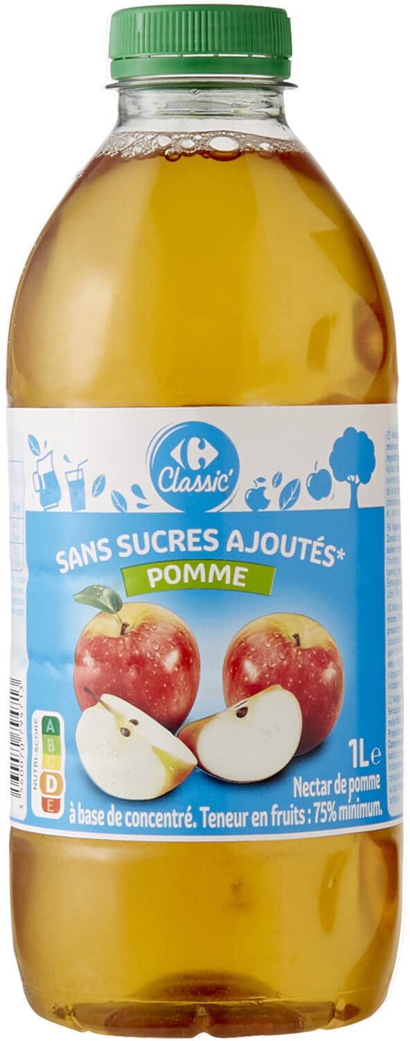 Carrefour Sans sucres ajoutés* Pomme packshot