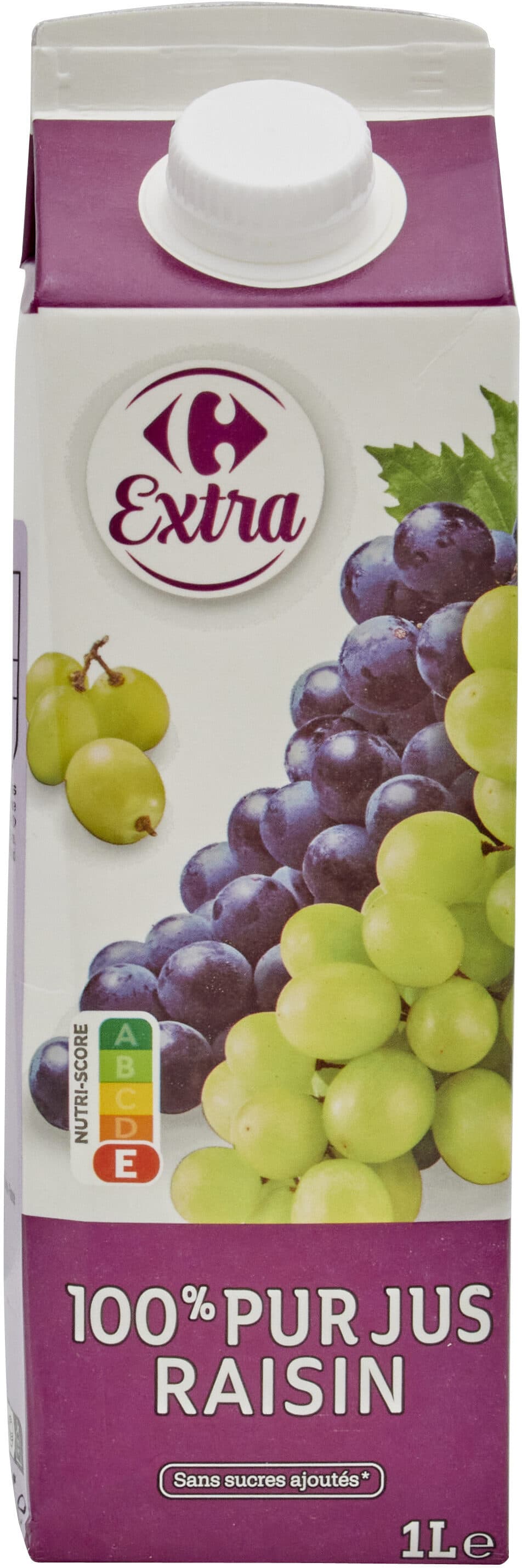 Carrefour 100% PUR JUS Raisin packshot