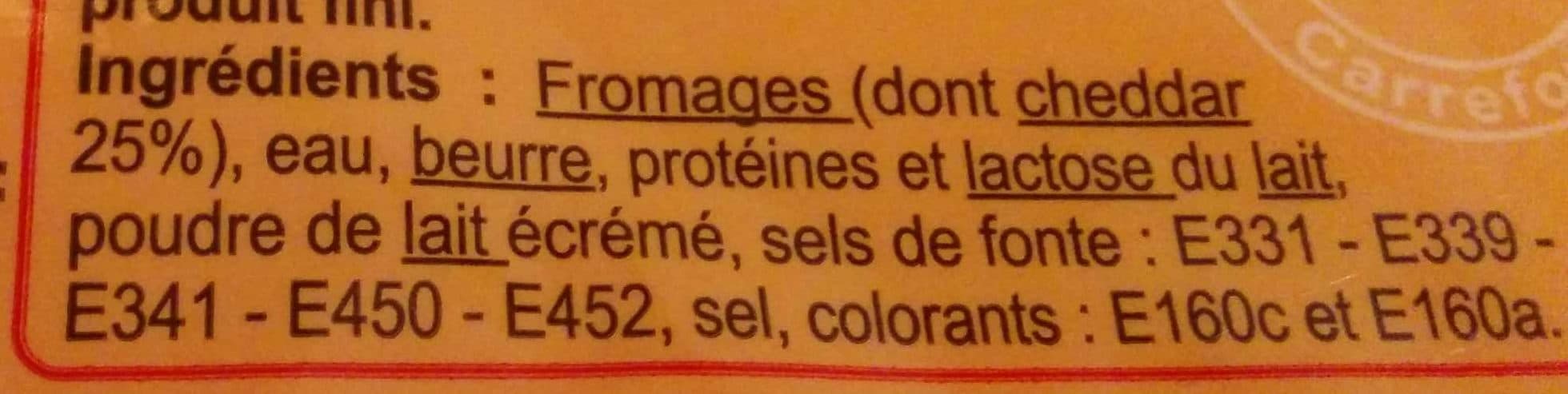 Carrefour HAMBURGER Fromage Fondu au Cheddar packshot