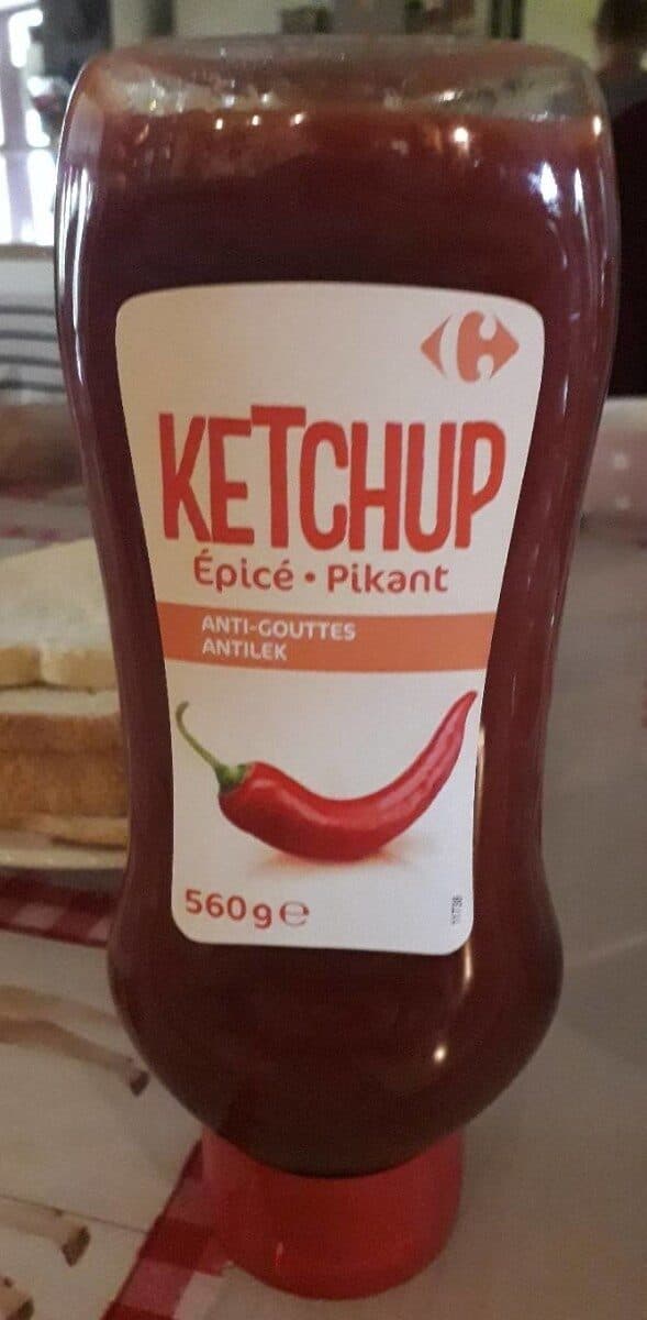 Carrefour Tomato ketchup épicé packshot