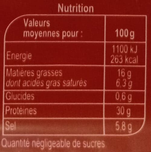 Carrefour Jambon sec 7 mois d'âge packshot